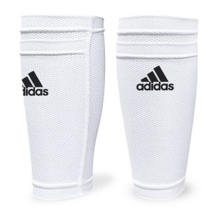 media adidas porta espinillera blanco