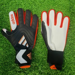 guantes adidas negro con naranja